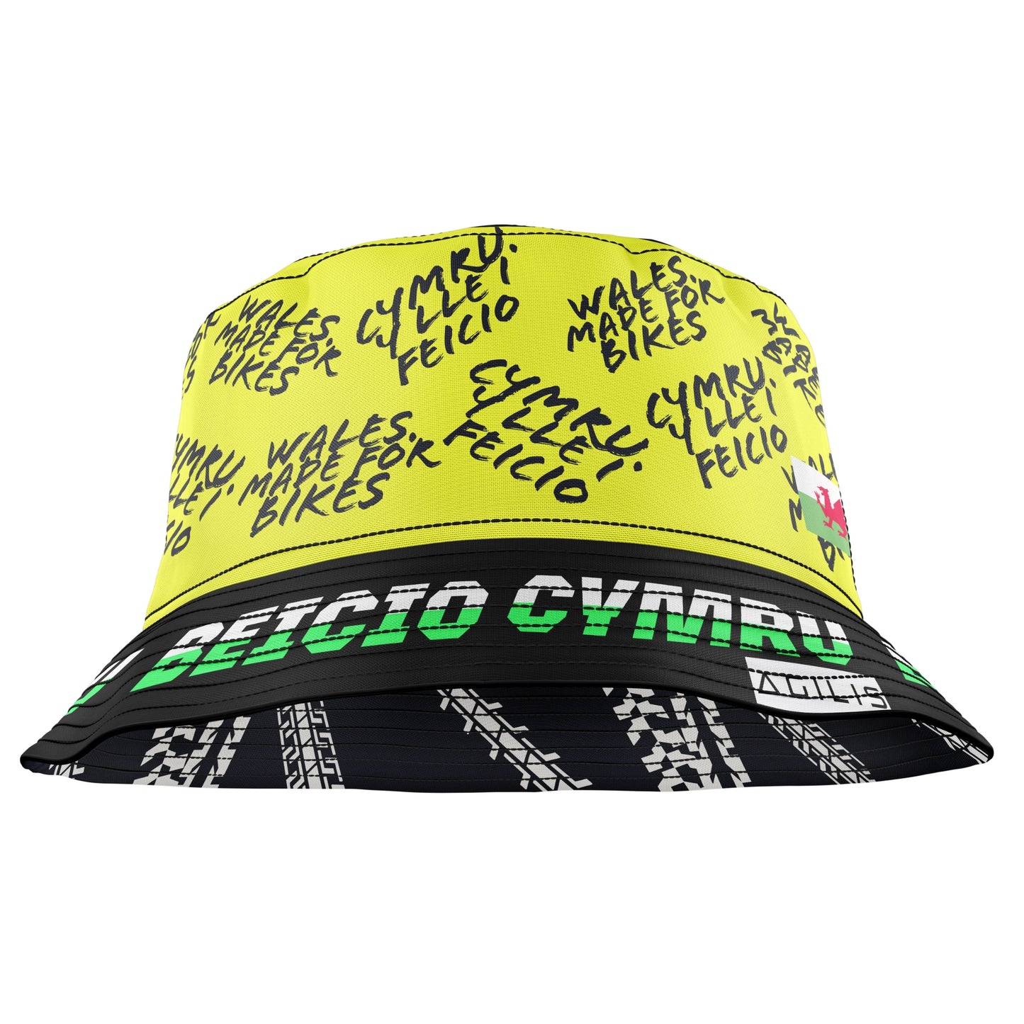 Beicio Cymru Reversible Bucket Hat