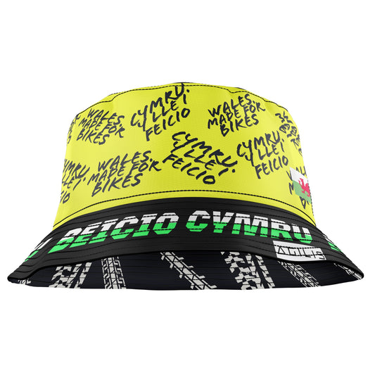 Beicio Cymru Reversible Bucket Hat